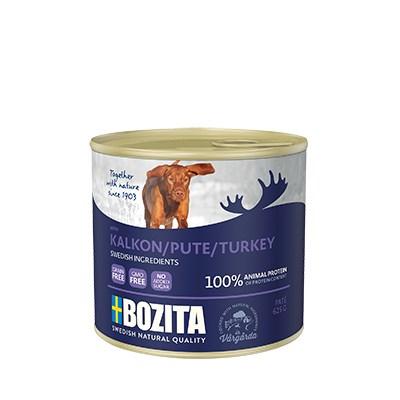 Bozita vådfoder til hund - kalkun, 625 g dåse billede