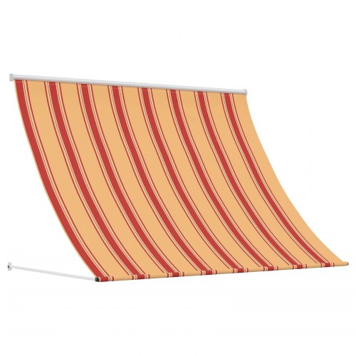 Markise flerfarvet - 200 × 150 cm, manuel og justerbar