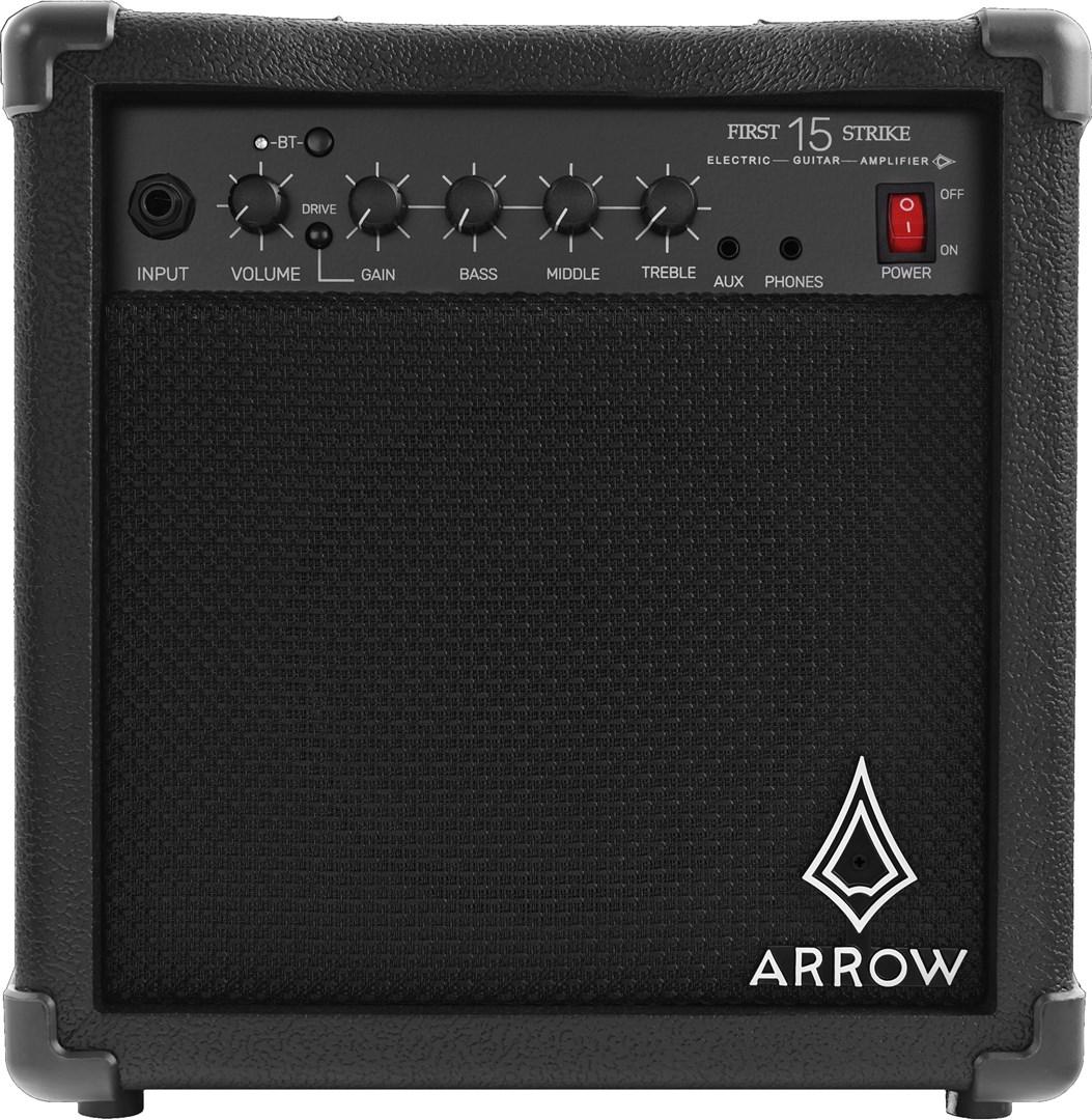Arrow First Strike 15 - 15 W guitarforstærker med Bluetooth billede