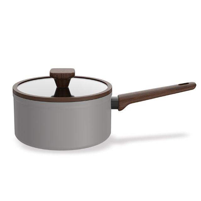 Maestro MR-1211-18S kasserolle 18 cm med låg - 1,9 l, grå/bronze billede