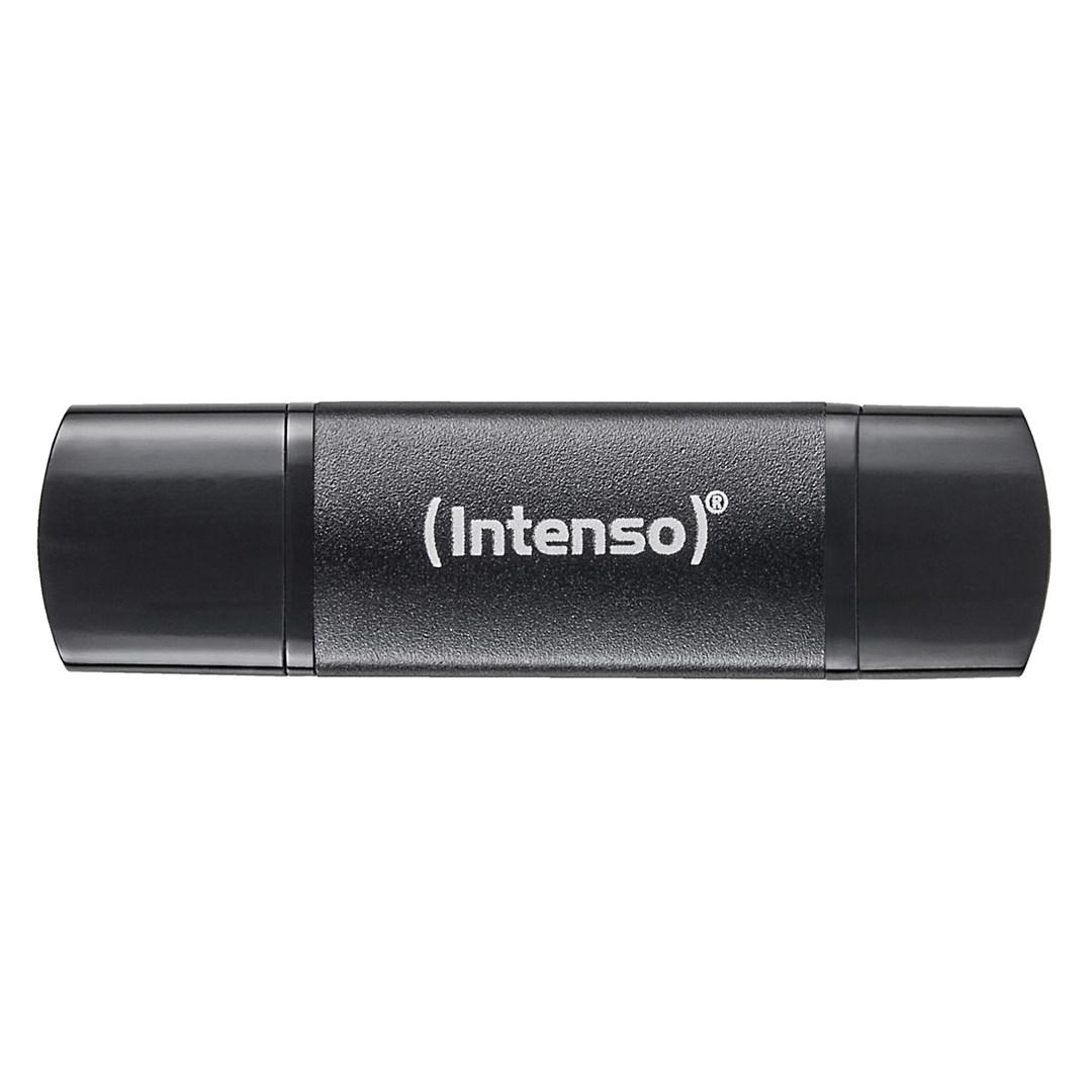 Intenso USB-stick Flex Line 256 GB - USB 3.2 Gen 1x1, sort billede