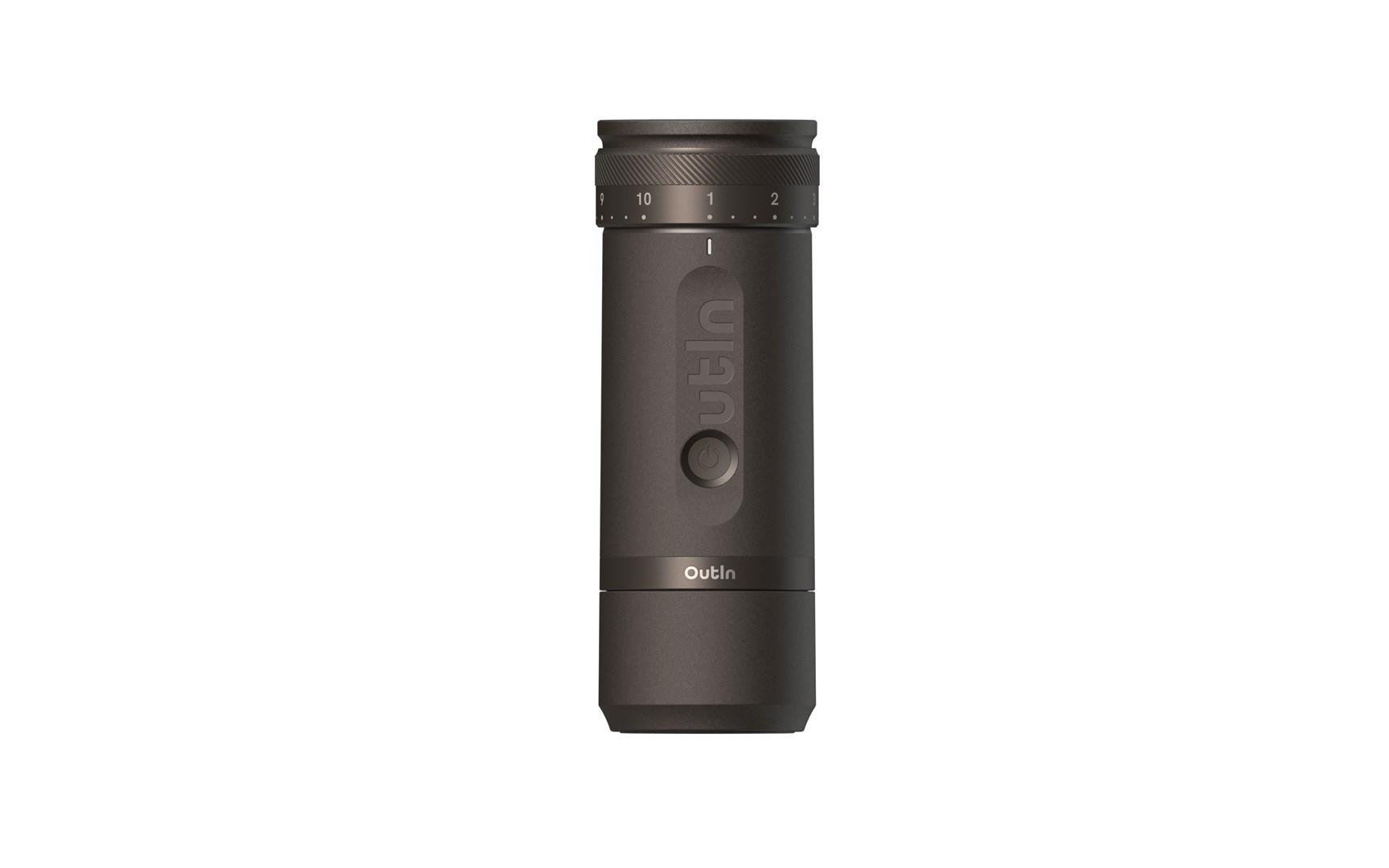 Outin Fino - bærbar elektrisk kaffekværn, Tundra Brown