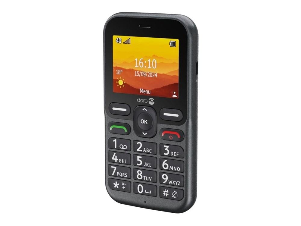 Doro Leva L10 4G klapfri mobil - grafit