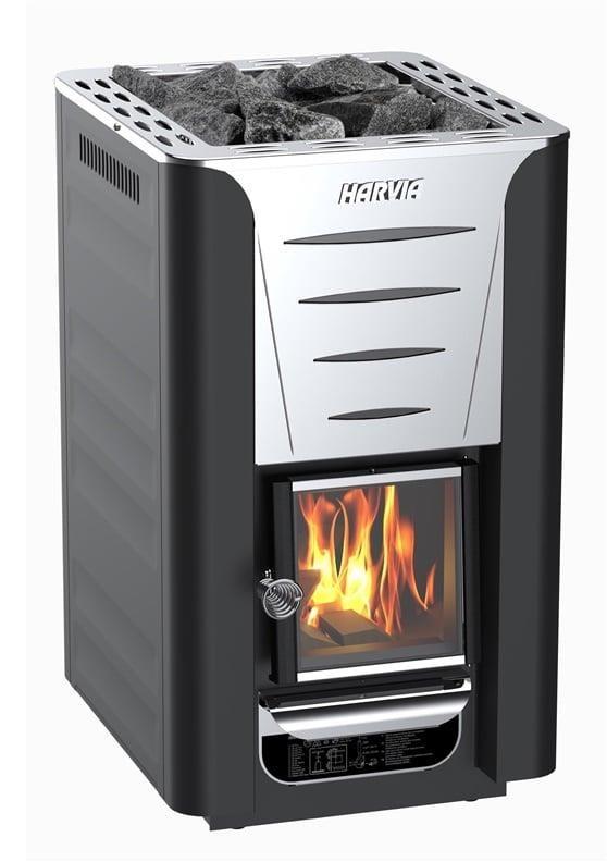 Harvia Stove Pro 20 - sort brændeovn til sauna billede