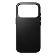 Nomad Traditional Leather Case - lædercover til iPhone 17 Pro, kompatibelt med MagSafe - sort billede