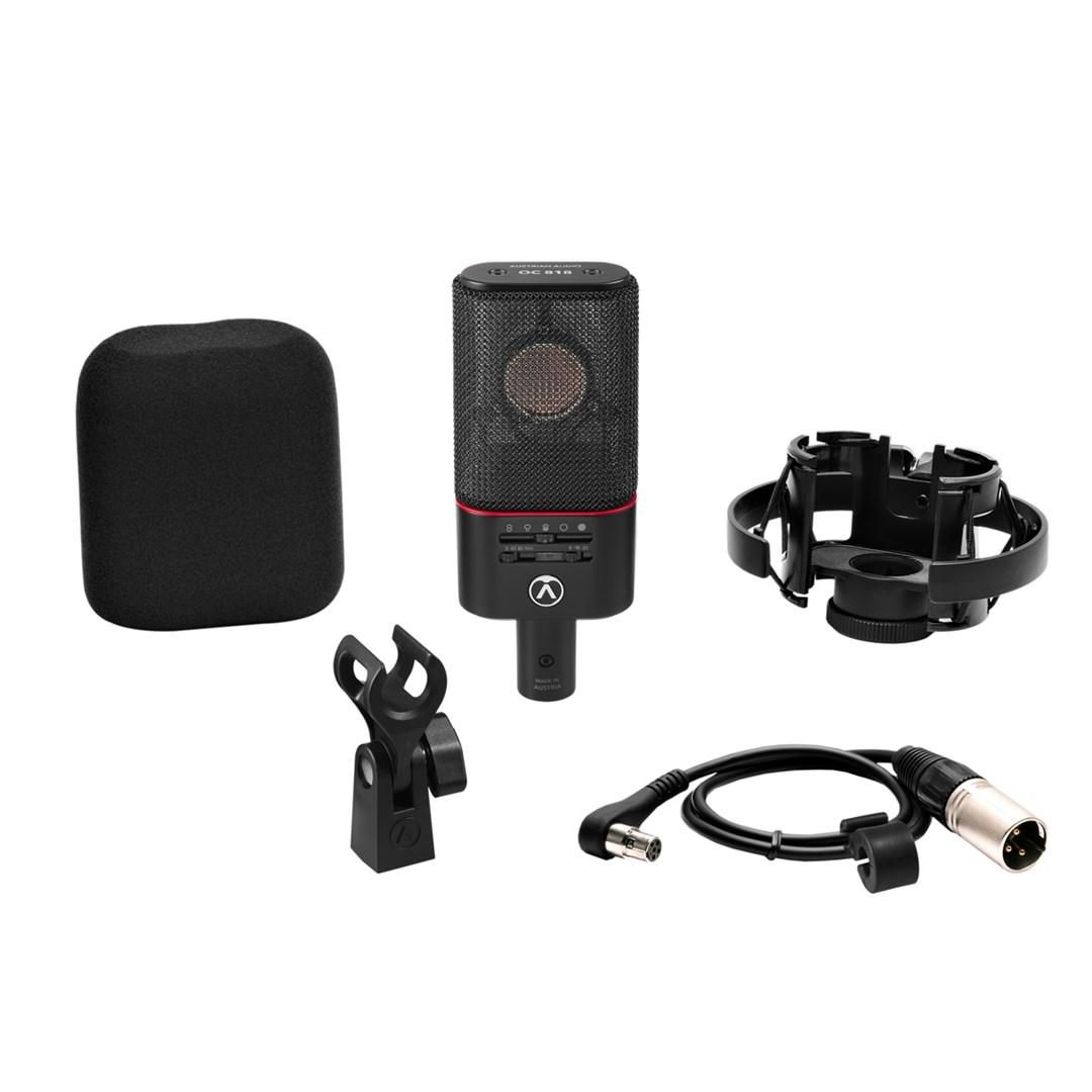 Austrian Audio OC818 Studio Set - sort kondensatormikrofon billede