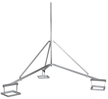 Delta MB-3/PLUS ballastfod til mast - TV-antenne billede