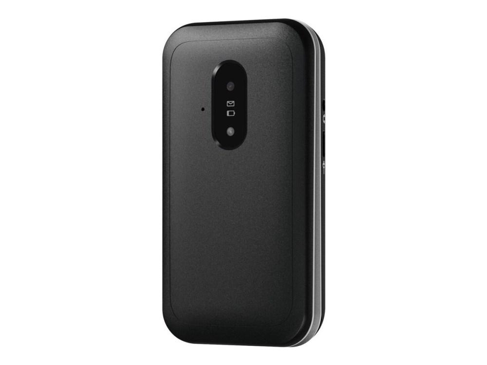 Doro Leva E22 4G klaptelefon - sort/hvid billede