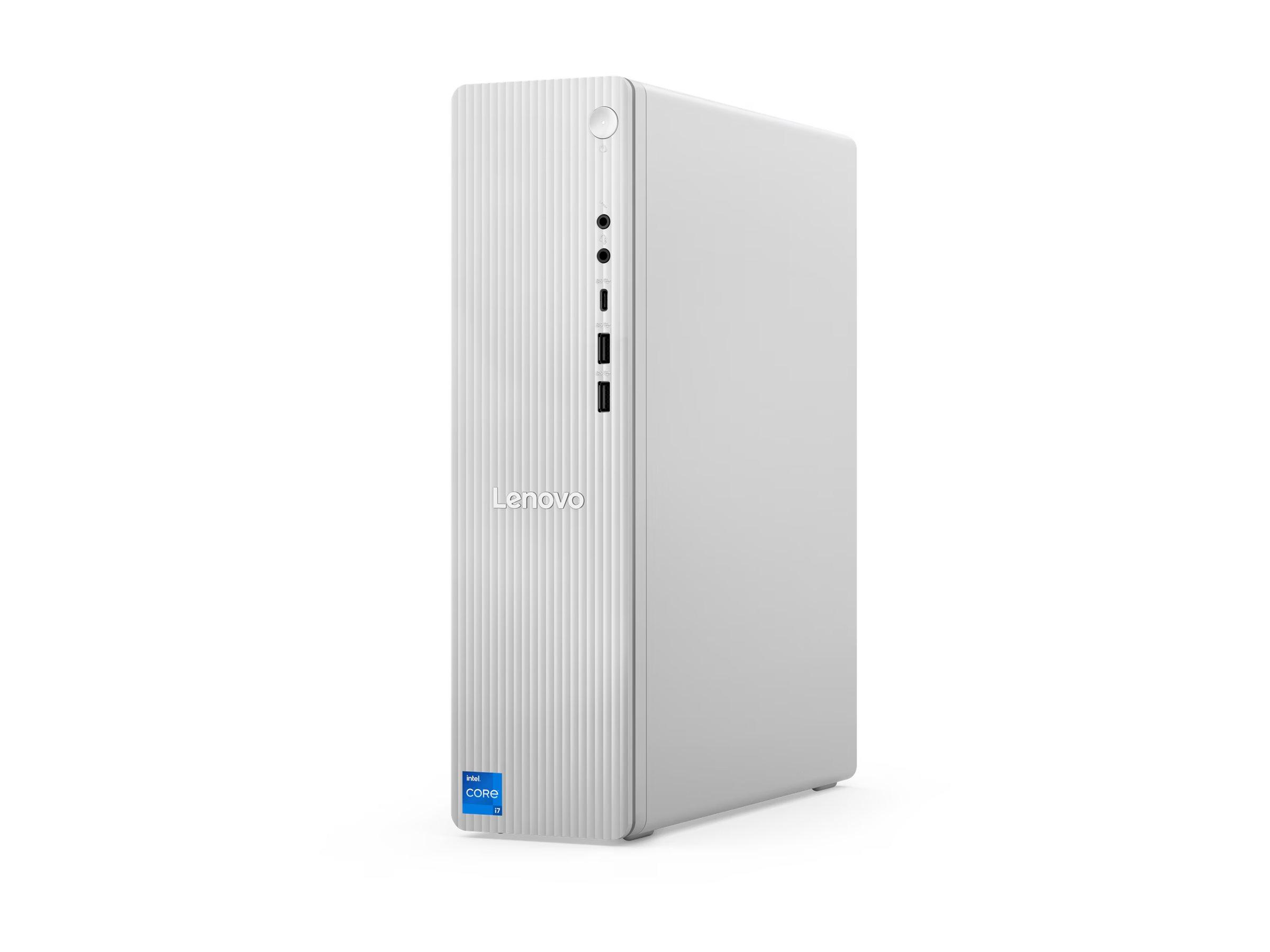 Lenovo IdeaCentre 08IRH9 Tower - Core i5-13420H, 16 GB RAM, 1 TB SSD, Windows 11 Pro (skygrå) billede