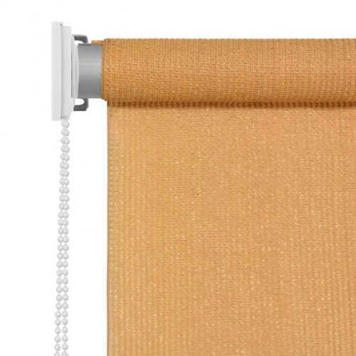 Udendørs rullegardin 300 × 140 cm - beige HDPE