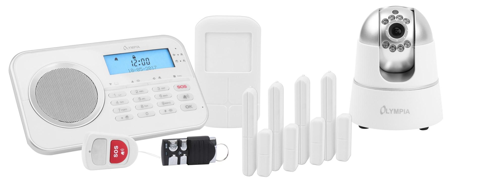 Olympia Protect 9881 alarmsystem - hvid trådløs tyverialarm billede