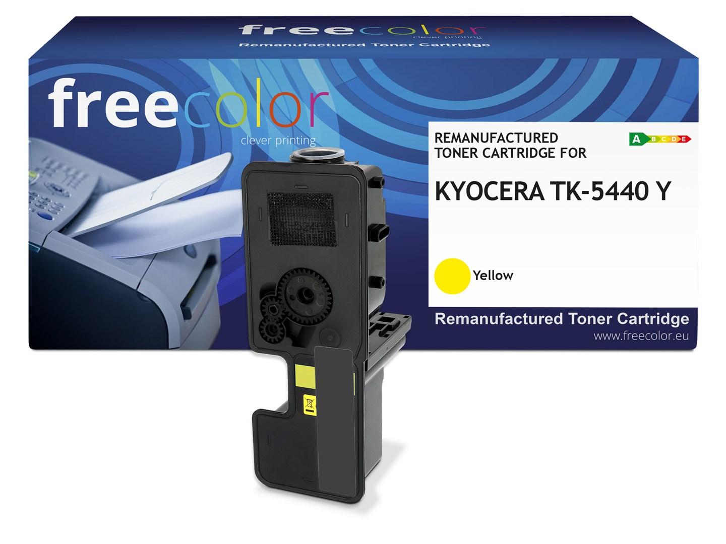 Freecolor K16582F7 kompatibel toner - gul (TK-5440Y, høj kapacitet) billede