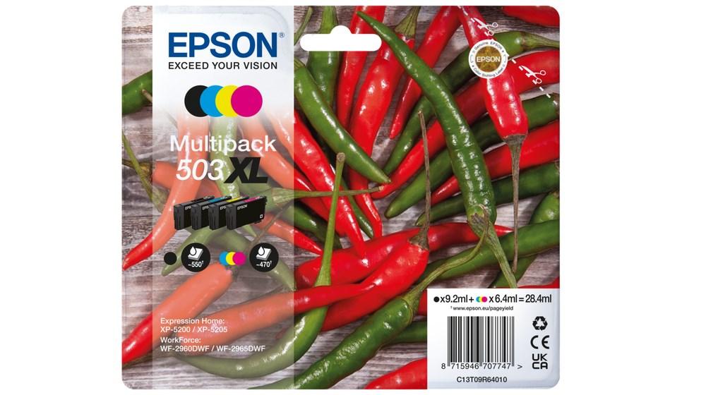 Epson 503XL Multipack - original blækpatroner, 4 farver