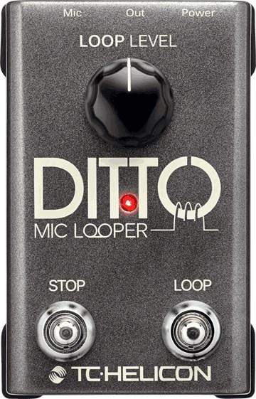 TC Helicon Ditto Mic Looper - mikrofon-looper pedal billede