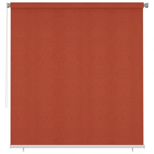 Udendørs rullegardin 220 × 230 cm i HDPE - terracotta