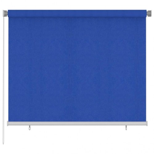 Udendørs rullegardin 180×140 cm i HDPE - blå