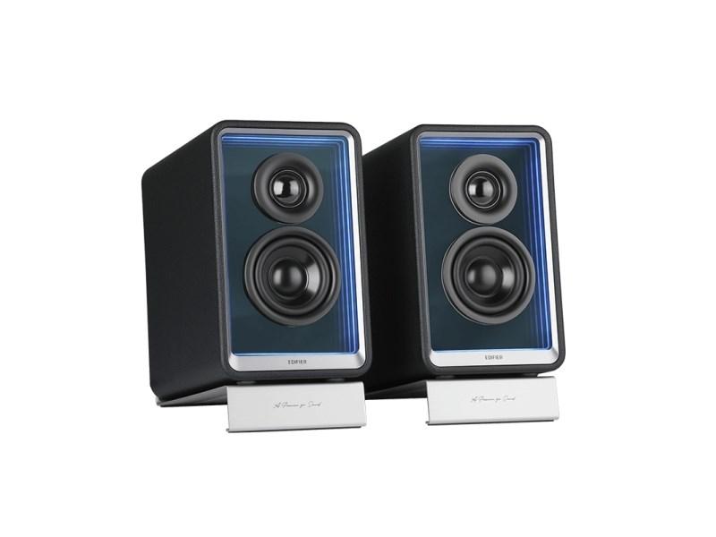 Edifier QR65 aktive designhøjttalere - RGB, 70 W, sort billede