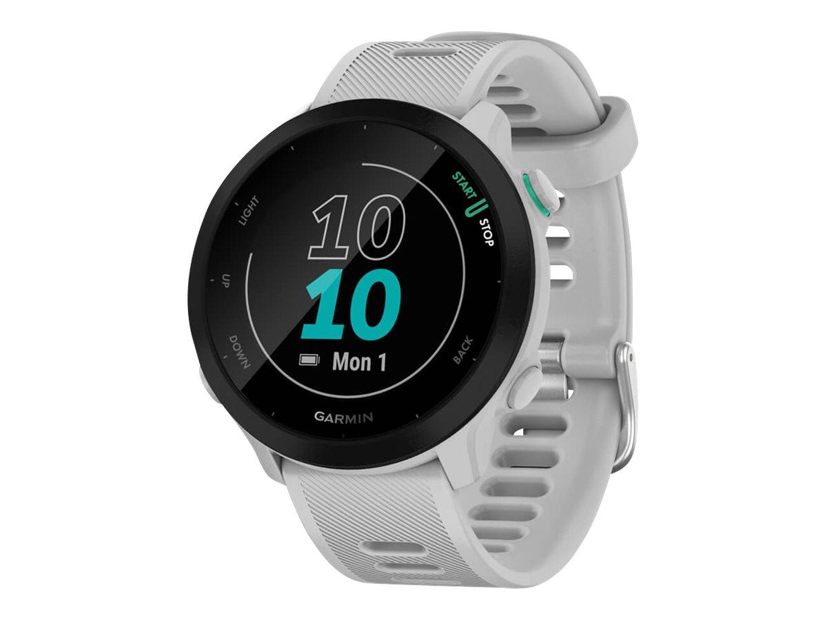 Garmin Forerunner 55 42 mm - hvidt sportsur med GPS