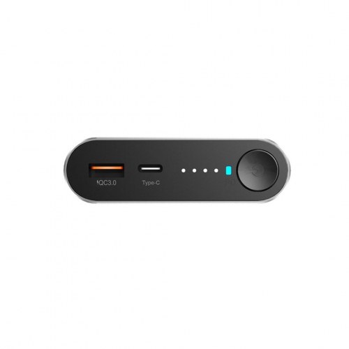 Powerbank 20.000 mAh med PD 100 W i aluminium - RealPower PB-20000PD Pro