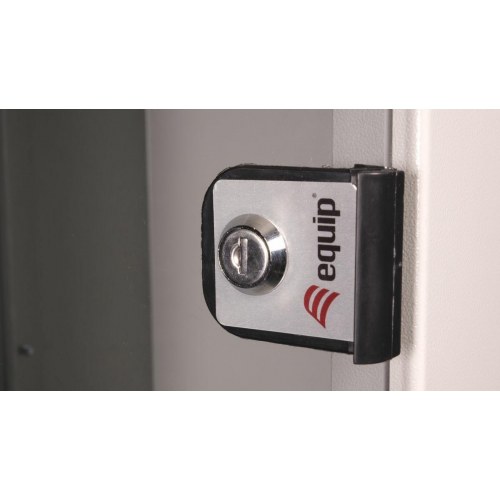 EQUIP Eco Mount 10" vægskab - 9U, 30×30 cm, RAL 7035 lysgrå