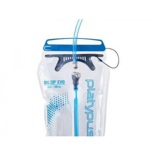 Platypus Big Zip EVO - hydrationssystem 2 l (blå/translucent)