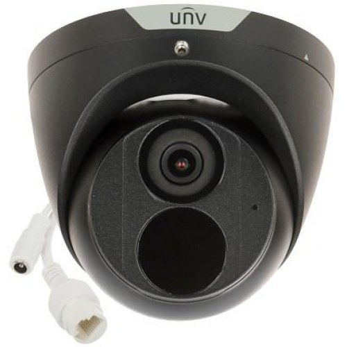 IP-kamera IPC3614SS-ADF28KM-I0 - sort dome overvågningskamera