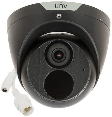 IP-kamera IPC3614SS-ADF28KM-I0 - sort dome overvågningskamera