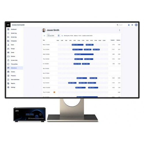 2N Access Commander Box 2.0 - adgangskontrolsystem, sort