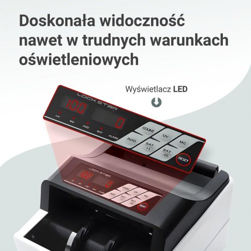 Extralink LOCKSTAR X-300 seddeltæller - hvid