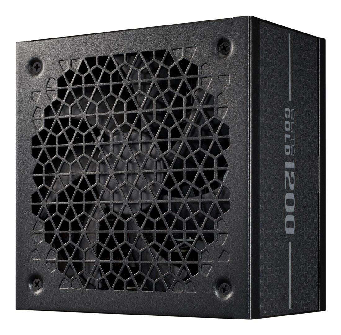 Cooler Master Elite Gold 1200 - fuldt modulær ATX strømforsyning, 1200 W, sort billede
