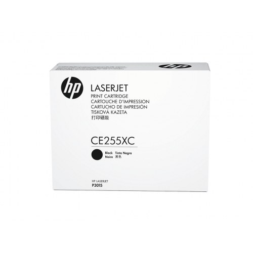 HP LaserJet CE255XC sort tonerpatron - Original, høj kapacitet