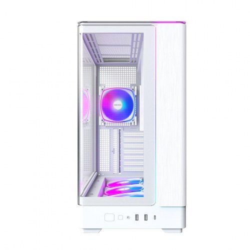 Montech King 45 PRO Tower - hvid PC-kabinet med RGB