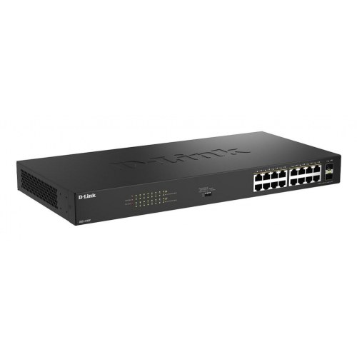 D-Link DGS-1018P 18-port Gigabit PoE switch - unmanaged