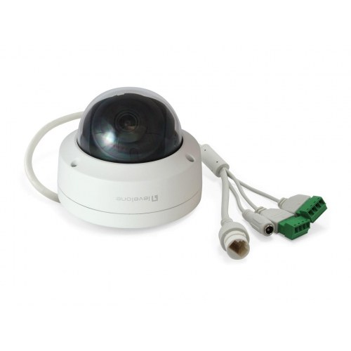 LevelOne GEMINI fast dome IP-kamera 4 MP H.265 PoE IP67 IK10 - inde/ude med IR