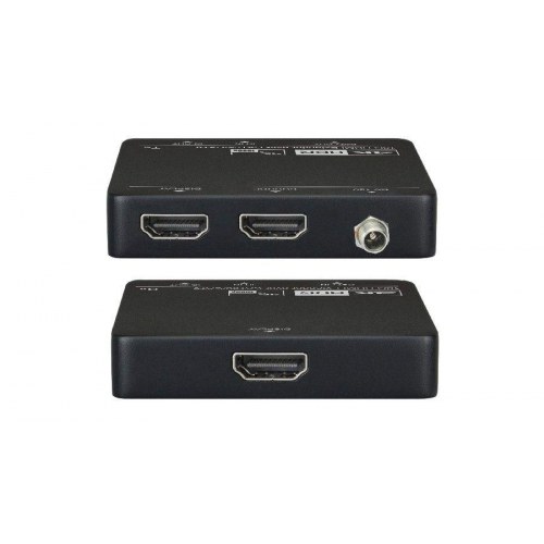 LevelOne HVE-9006 - AV extender sæt (sender/modtager) - sort