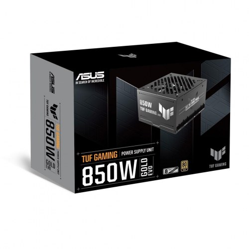 ASUS TUF Gaming 850G EVO strømforsyning - 850 W ATX, fuldt modulær, sort