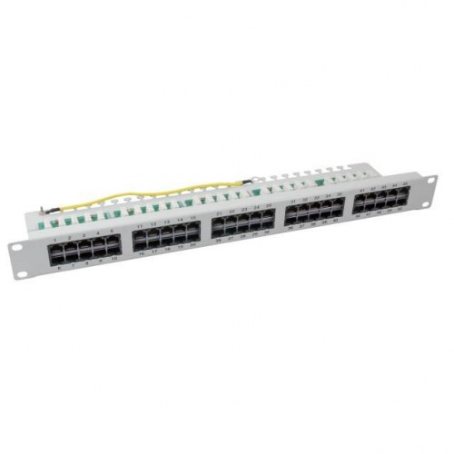 Patchpanel 1U - 50 porte, grå (EFB Elektronik 37595.2)