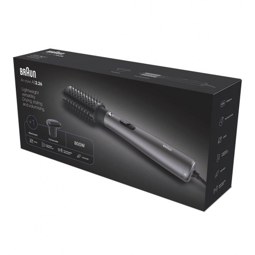 Braun AS2.26 varmluftsbørste - sort, 800 W, 1,95 m ledning