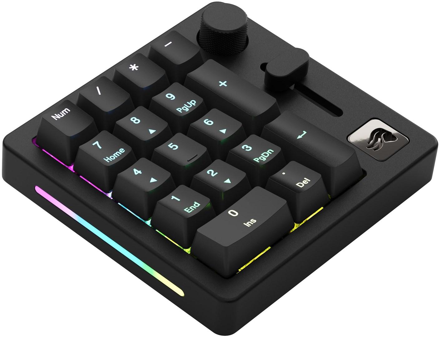 Glorious GMMK trådløst numerisk tastatur - Fox Switches, sort