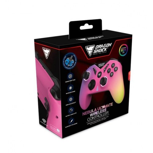 Dragonshock Nebula Ultimate - multicolor Bluetooth gamepad til Nintendo Switch