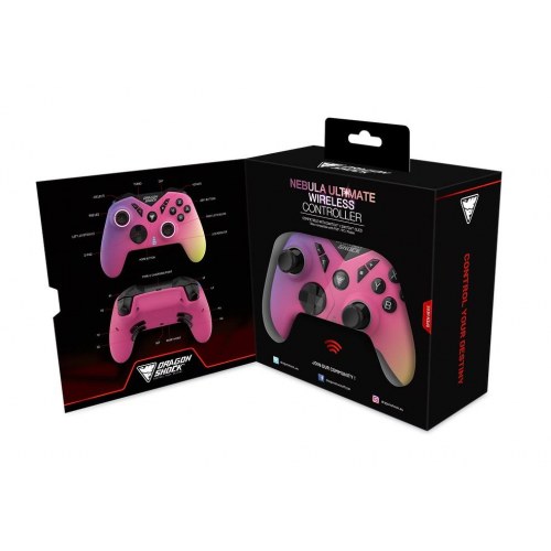 Dragonshock Nebula Ultimate - multicolor Bluetooth gamepad til Nintendo Switch