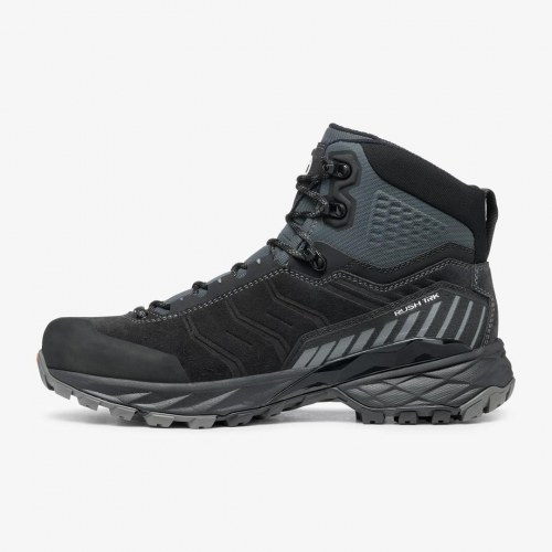 Scarpa Rush TRK GTX vandrestøvle - 45,5 - Dark Anthracite/Black