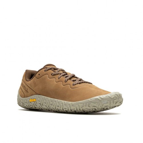 Merrell Vapor Glove 6 Leather - brun, åndbar lædersko (EU 37)