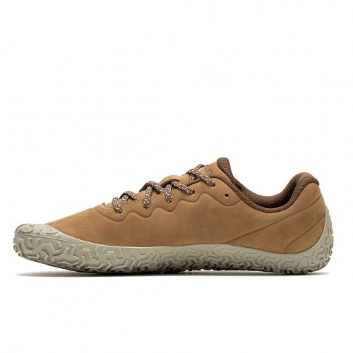 Merrell Vapor Glove 6 Leather - brun, åndbar lædersko (EU 37)
