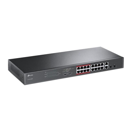 TP-Link TL-SL1218MP 16-port 10/100 + 2-port Gigabit PoE+ switch (unmanaged)