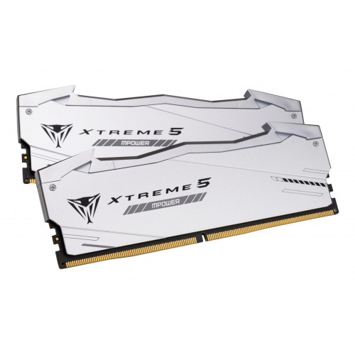 Patriot Viper Xtreme 5 RGB DDR5 RAM 32 GB (2×16 GB) - 8000 MT/s, 288‑pin DIMM, ECC, sølv