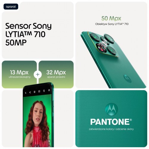 Motorola Edge 70 Fusion 5G 6,78" 8/256 GB - Sport Green smartphone