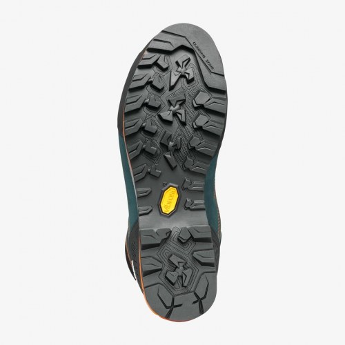 Scarpa Zodiac TRK GTX vandrestøvle - str. 43, petrol/rustorange
