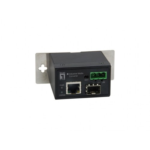 LevelOne industriel mediekonverter - RJ45 til SFP Fast Ethernet, -40 til 75 °C
