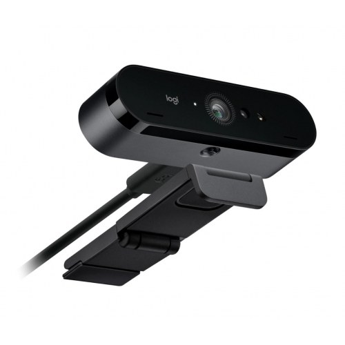 Logitech Brio 4K webcam - 13 MP, USB, sort